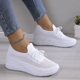 Murioki-Hollow Canvas Large Size Shoes Spring and Autumn New Breathable Fashion Hundred Mesh Socks Shoes Flying Weaving Women's Shoes