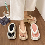 Murioki-2024 New Flip-flops Summer Fashion Net Red Increase 100 Thick Soles Step on The Sand To Wear Sandals  Womenshoes