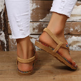 Murioki Women's Shoes New Summer Sandals Beach Shoes Bohemian Style Flip Flops Flat Sandals Ladies Casual Shoes