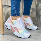 Murioki-Women's Sneakers New 2024 Fashion Breathable Trainers Comfortable Sneakers Woman Mesh Fabric Lace Up Female Footwear Women Shoes
