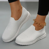 Murioki-Shoes for Women Mesh Solid Women's Flats Spring Breathable Ladies Flat Low Heels Light Slip-on Female Outdoor Walking Sneakers