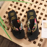 2023 Fashion Women Flip Flops Summer Beach Platform Slippers Casual Outside Wedges Sandals Summer Women Shoes