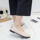 Murioki-Ladies Shoes on Sale 2024 Fashion Back Bow Women's Flats Summer Light Office Casual Women Mules Solid Shoes Female