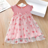 Murioki 2022 Summer Kids Clothing Dresses For Girls Sleeveless Denim Wash Strap Dress Princess Dress For Girls