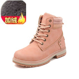 Murioki 2022 Winter Shoes Woman Warm Snow Boots Women Ladies Ankle Boots Outdoor Thick Bottom Tooling Boots Pink Booties M846