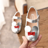 JGSHOWKITO Baby Girl Soft Shoes PU Patent Leather Flats For Girls Kids Little Children Casual Flats Size 21-30 Brand Shoes Cute