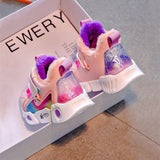 Murioki 2022 Kids Sport Shoes For Girls Sneakers Boy Students Warm Plush Children Shoes Girls Sneakers Light Shoes Boys