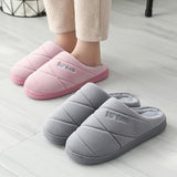 Big Size 47 Winter Warm Shoes Woman Men Indoor Slippers Soft Plush Lovers Home Floor Slipper Anti-slip Bedroom Slides SH080102