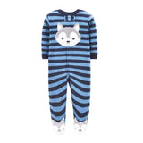Newborn Baby Rompers 2022 Fall Winter Fleece Warm Little Brother Sister All Star Footed Baby Pajamas Infant jumpsuits Sleepwear