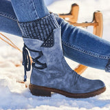 MURIOKI Women Winter Boots Mid-Calf Snow Boots Female thigh high boots Warm High Quality Botas Mujer Plus Size