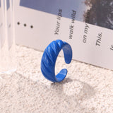 Christmas Gift  Trendy Love Heart Rings Set for Women Couples Sweet Colorful Acrylic Resin Heart Chain Couple Ring Wholesale Jewelry