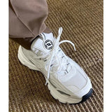 DEEPTOWN Women's Sneakers Sports Shoes Fashion 2021 Casual Running Flats White Harajuku Comfortable Dropshipping