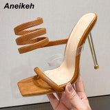 Graduation Shoes 2022 Rome Shallow Ankle Strap Sandals Women Summer Fashion Alligator Pattern Heigh Shoes Heels De Mujeres Elastic Band