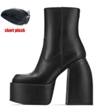 Plus Size 48 Brand New Ladies Platform Thigh High Boots Fashion Thick High Heels Over The Knee Boots Women Party Shoes Woman