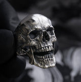 Christmas Gift  Gothic Men's Black Skull Ring 316L Stainless Steel Ring Motorcycle Band Biker Party Fashion Jewelry Male Bijoux
