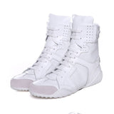 Classics Hot Selling Platform Women Sneakers Genuine Leather  High-Top Lace-up Women Shoes Brand Solid Women Vulcanized Shoes