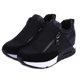 Sneakers 2020 Running Hiking Thick Bottom Platform Wedges Shoes Woman sports Sneakers Spring Autumn Fashion Ladies black Shoes