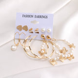 Christmas Gift KISSWIFE  Acrylic Golden Metal Big Hoop Earrings Set for Women Girls Colourful Resin Hoop Earrings 2021 Trend Fashion Jewelry