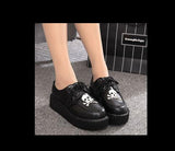 Creepers Casual Shoes Woman Plus Size Sneakers Women Shoes Ladies Platform Shoes 2020 Lace-up Women Flats Female Shoes Loafers