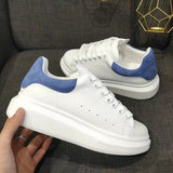 Classics Platform Women Sneakers Color Block Lace-Up Round Toe Breathable Brand Designer Shoes All-Match Women Vulcanized Shoes