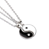Christmas Gift Yin Yang Pendant Necklace For Women Men Fashion Couples Matching Choker Best Friend Friendship Jewelry Gift Collar Witchcraft