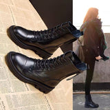 Murioki 2022 Fall And Winter New Ladies Shoes Women Boots Military Women's Roman Riding Cowboy Half Platform Zipper Mid-Calf Boots