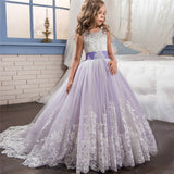 Formal Girl Princess Dress Christmas Dress Girl Party Gown Backless Kids Girls Prom Party Dress New Year Children's Clothing