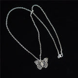 Christmas Gift Kpop Harajuku Goth Colorful Butterfly Pendant Clavicle Neck Chains Necklaces For Women Egirl Friends Cosplay Aesthetic Jewelry