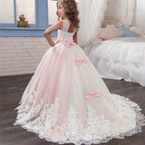 Elegant Christmas Princess Dress 6-14 Years Kids Dresses For Girls New Year Party Costume First Communion Children Clothes