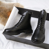 Riding Boots 2021 New British Style Handsome Motorcycle Boots Black Versatile Ankle Boots Spring And Autumn Single Boots