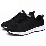 Couple Sports Shoes Women Walking Shoes Breathable Casual Sneakers Outdoor Lightweight Trainers Size 35-44