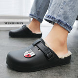 Slides for Men Indoor Slippers Home Cotton Shoes Winter House Slippers Designer Sandals Women Luxury 2021 Slides for Men