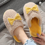 Slippers Women 2020 Womens Fur Slippers Winter floor Shoes Big Size Home Slipper Plush  Women Indoor Warm Fluffy Cotton Shoes
