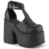 MURIOKI 2022 Summer New Ankle Thong Strap Platform Pumps Ladies Goth Girls Metal Chain High Quality Shoes Woman Fashion High Heel Brand1014