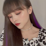 Christmas Gift Kpop Goth Sweet Acrylic Heart Chokers Neck Chains Necklace Decorations For Women Girls Egirl Party Cosplay Aesthetic Jewelry