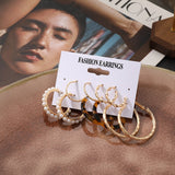 Christmas Gift New Korea Colorful Acrylic Vintage Geometric C-Shaped Resin Hoop Earrings Retro For Women Girls Party Travel Jewelry Gifts