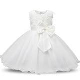 Graduation Gift  Big Sales Toddler  Baby Girl Dress  Big Bow Baptism Dress for Girls First Year Birthday Party Wedding Dress Baby Clothes Tutu Fluffy Gown