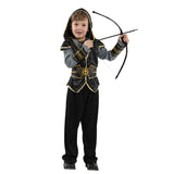 Murioki Boys Girls Medieval Archer Hunter Robin Hood Costume For Women Men Family Halloween Purim Carnival Party Costumes