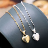 Christmas Gift  Fashion Jewelry Glossy Heart Pendant Necklace Clavicle Necklace For Women Girl Gift Cute/Romantic Choker Jewelry 2019