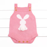 Christmas Gift Newborn Baby Bodysuits Adorable Rabbit Pattern Girl Boy Knit Jumpsuits Toddler Infant Funny Onsie Fall Spring Outerwear Clothes