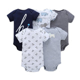 Murioki 5 Pieces/Lot Infant baby boy girl rompers Soft 100% Cotton quality Ropa de bebe Newborn Baby Jumpsuits 3/6Months-24Months
