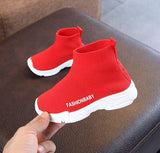 Children casual shoes 2021 male female sneaker child high elastic foot wrapping snow boots kids socks shoes baby sport shoes