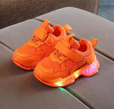 Kids Shoes Luminous Autumn Toddler Boys Glowing Sneakers Child Sports Shoes For Baby Girls Led Sneaker With Light Running Shoes