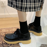 Murioki Japanese School Uniform Shoes Jk Student Shoes Girls Women Kawaii Lolita Soft Girl Round Toe Lolita Platform Mary Jane Shoes