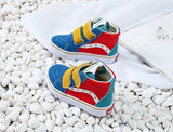 Murioki Mixed Color Kids High Top Sneakers Children Casual Canvas Shoes Boy Sport Shoes Tenis Infantil Girls Footwear Flat Shoes
