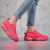 Woman Vulcanize Shoes Air Mesh Sneaker Women Summer Breathable Platform Casual Fashion Sport Shoes Big Size 44 Zapatos De Mujer