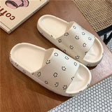 Deeptown Women's Slippers Kawaii Sandals 2021 Shoes Anime Cute Flats Summer Beach Slides Home Dropshipping