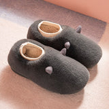 Christmas Gift Pink Cute Women's Slippers Fashion Design Cartoon Winter Cotton Ladies Slides Warm Comfortable Female Indoor Flats Plush Shoes