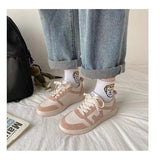 Murioki 2022 Women's Sneakers Pink Bear Kawaii Sports White Shoes Anime Flat Platform Casual Korean Vulcanize Rubber Sole Lolita Running