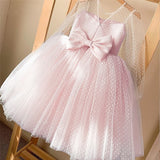 Formal Dress for Girls Evening Princess Lace Vestidos 4 6 8 10 Years Kid Winter Party Dress Children New Years Prom Dots Dress